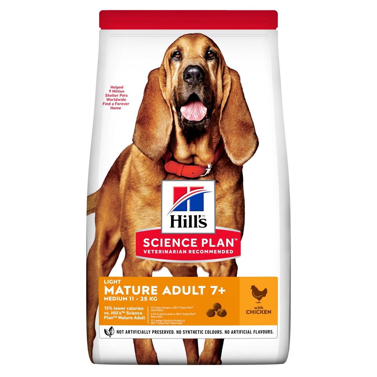 Hill's Science Plan Mature Adult 7+ Light Medium suha pasja hrana 14 kg