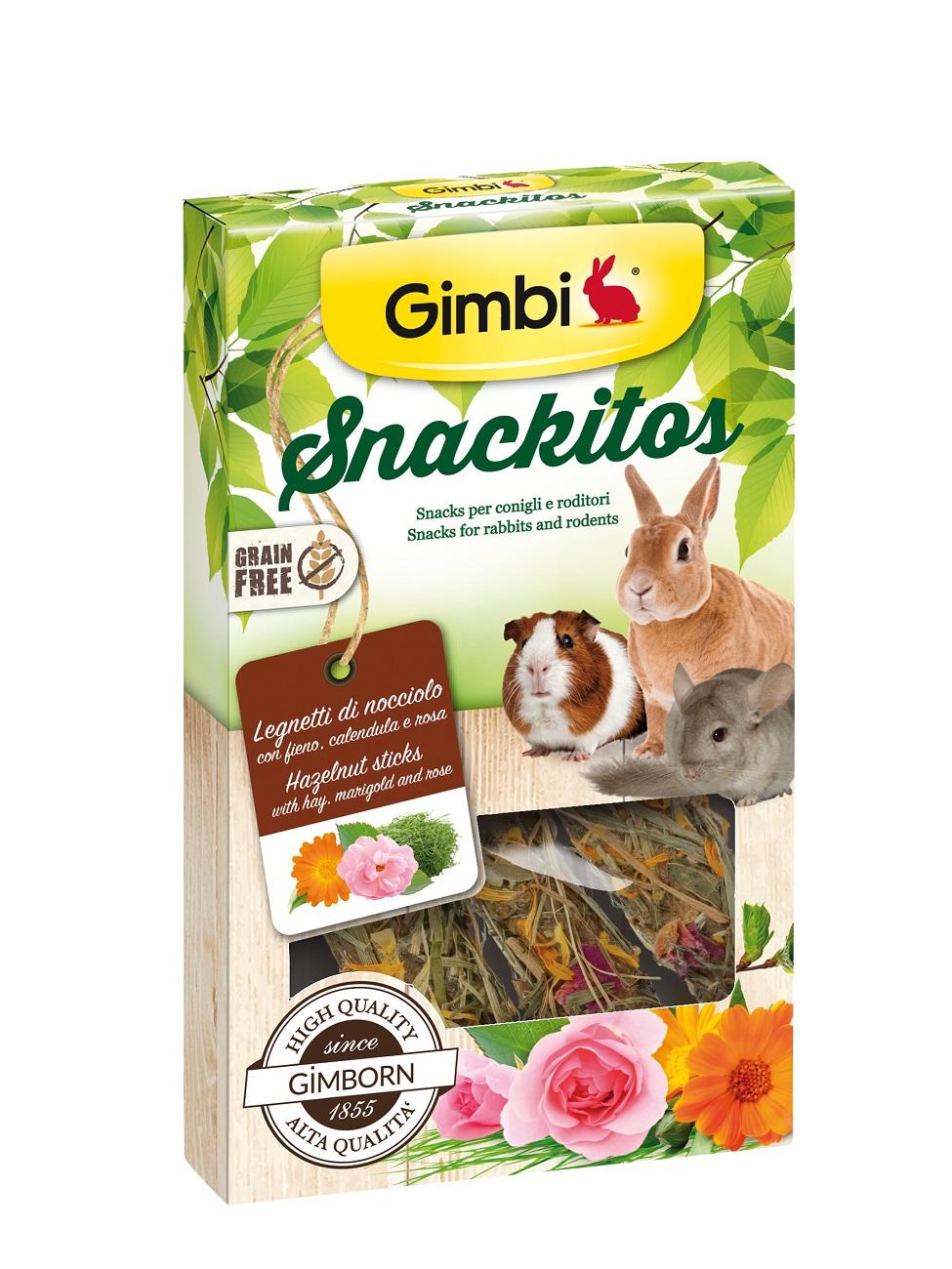 Gimbi Snackitos - lískové oříšky 45 g