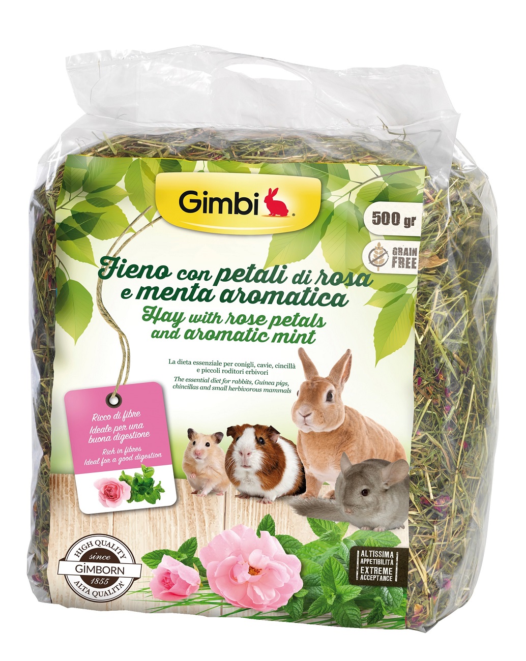 Gimbi seno s lupienkami ruží a mätou 500 g