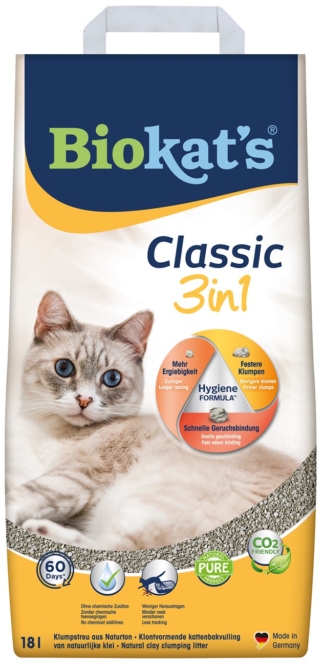 Biokat's Classic 3in1 Nisip pisici 18 l