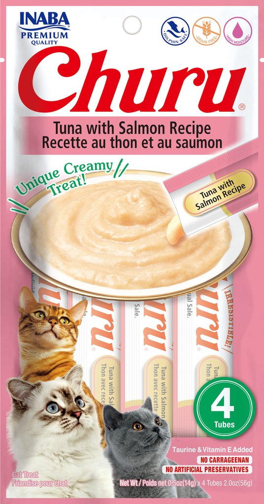 INABA Cat Churu Püree Thunfisch & Lachs 4 x 14 g