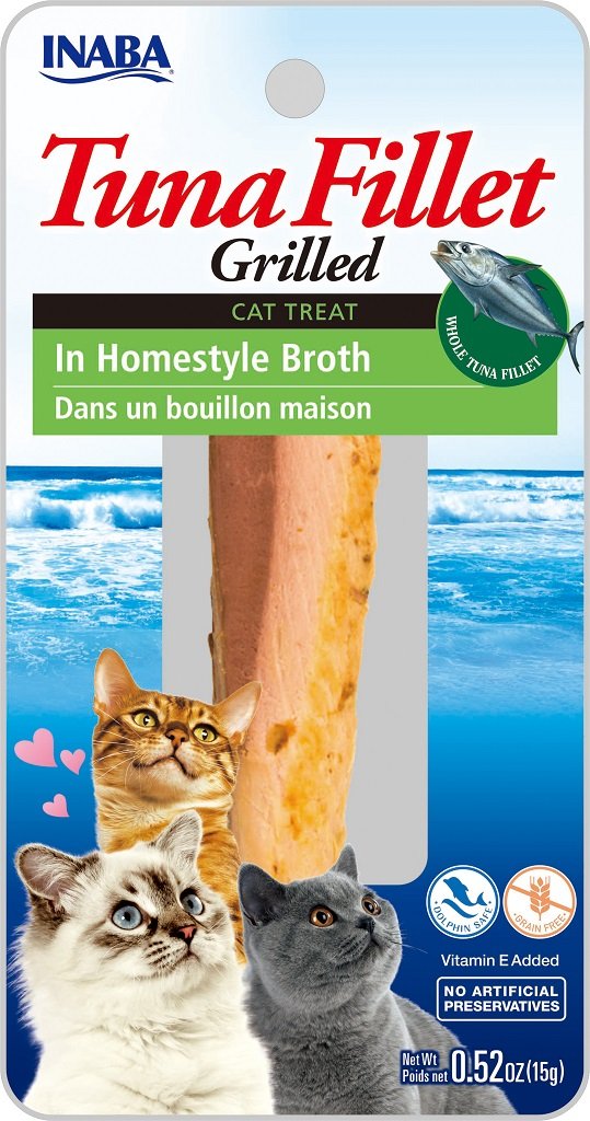 INABA Cat Grilled Tuna Fillet - în supă de pește 15 g