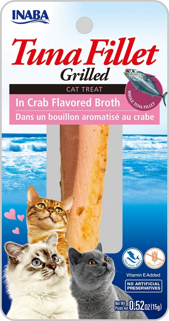 INABA Cat Grilled Tuna Fillet - în supă de crab 15 g