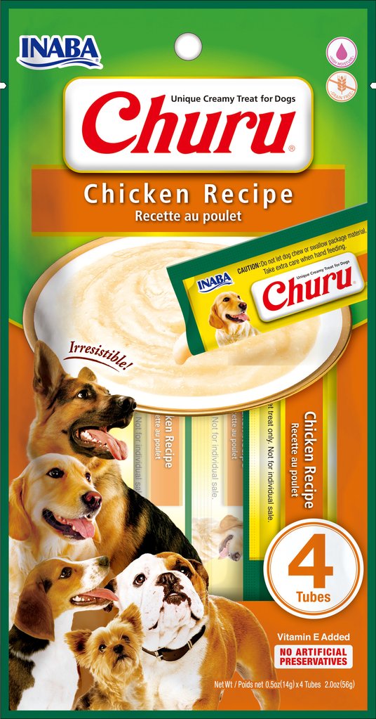 INABA Dog Churu Püree - Huhn 4 x 14 g