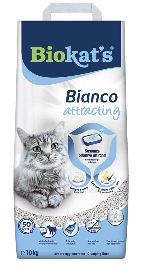 Biokat's Bianco Attracting Katzenstreu 10 kg.