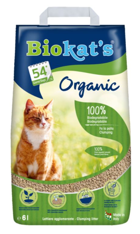 Biokat's Organic Fresh pesek za mačke 6 l