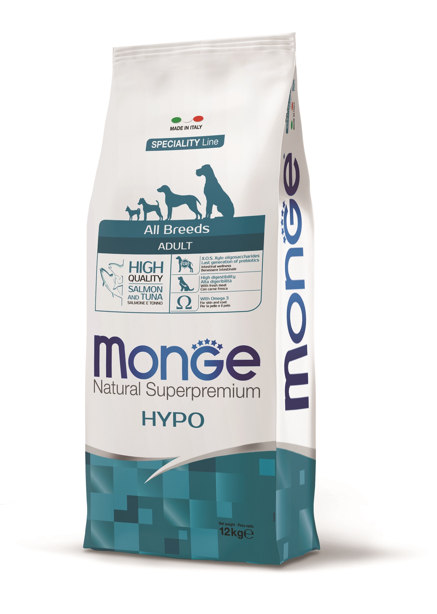 Monge Speciality Line All Breeds Adult Hypoallergenic suché krmivo pro psy - losos a tuňák 12 kg