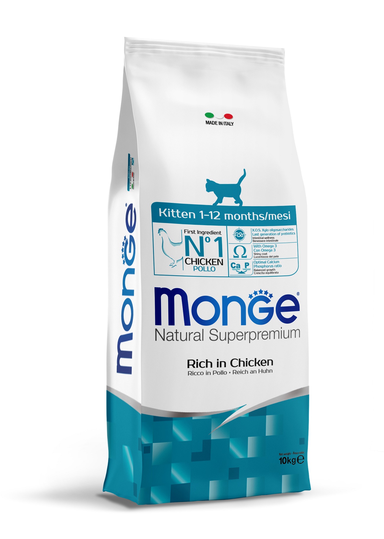 Monge Cat Rich in Chicken Kitten - kuřecí 10 kg