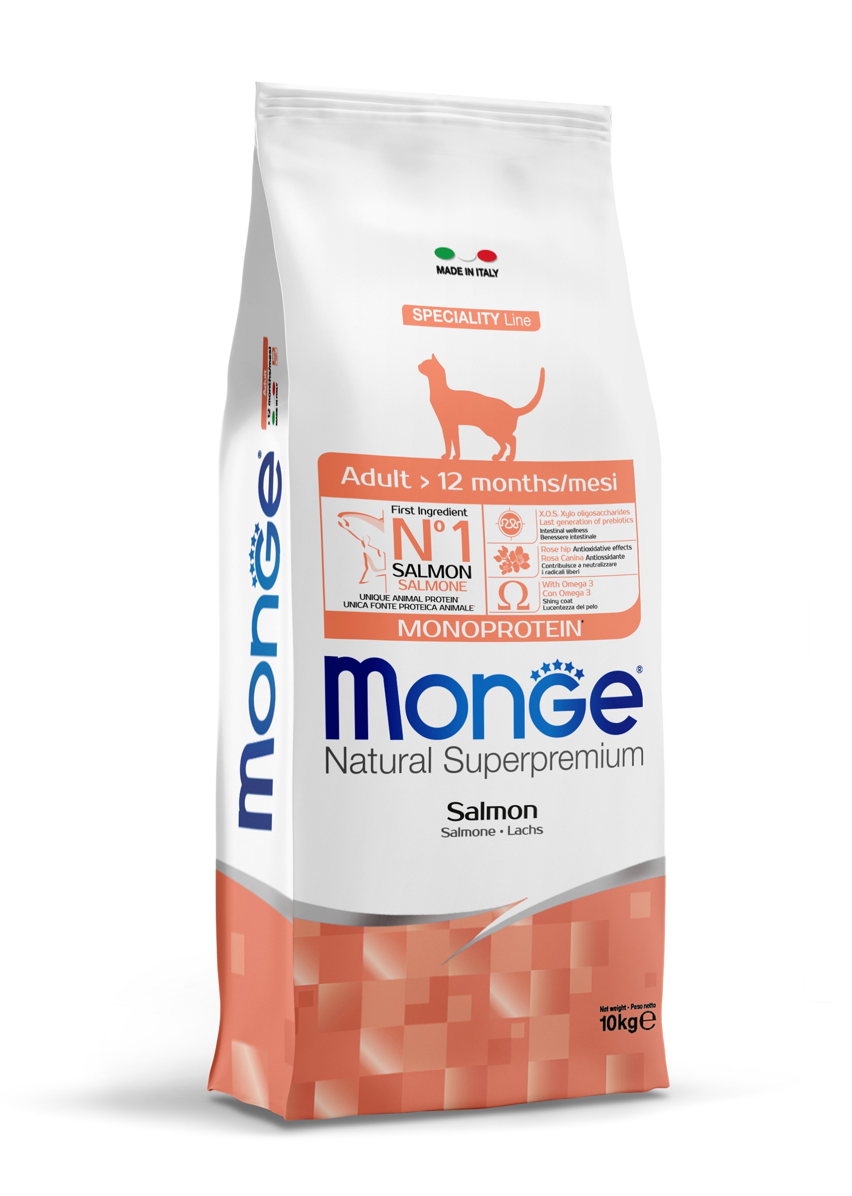 Monge Cat Adult Monoprotein - somon 10 kg