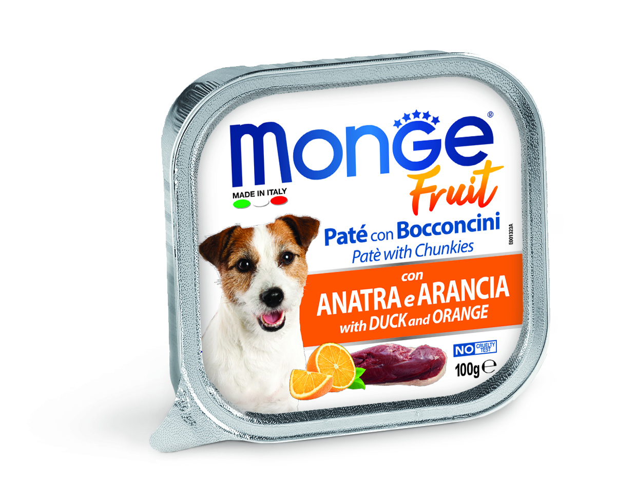 Monge Dog Fruit paté - kachní a pomeranče 100 g