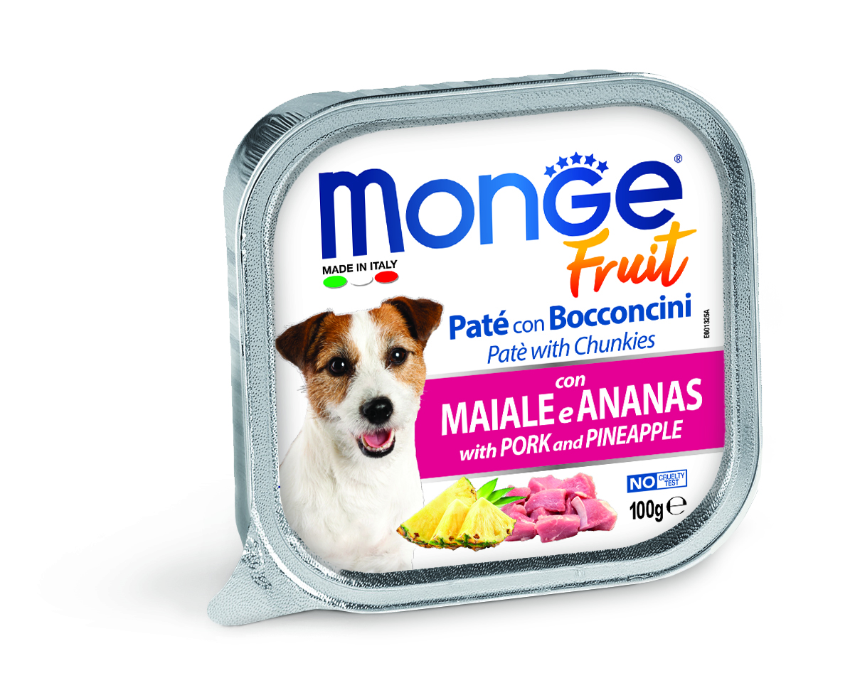 Monge Dog Fruit paté - vepřové a ananas 100 g