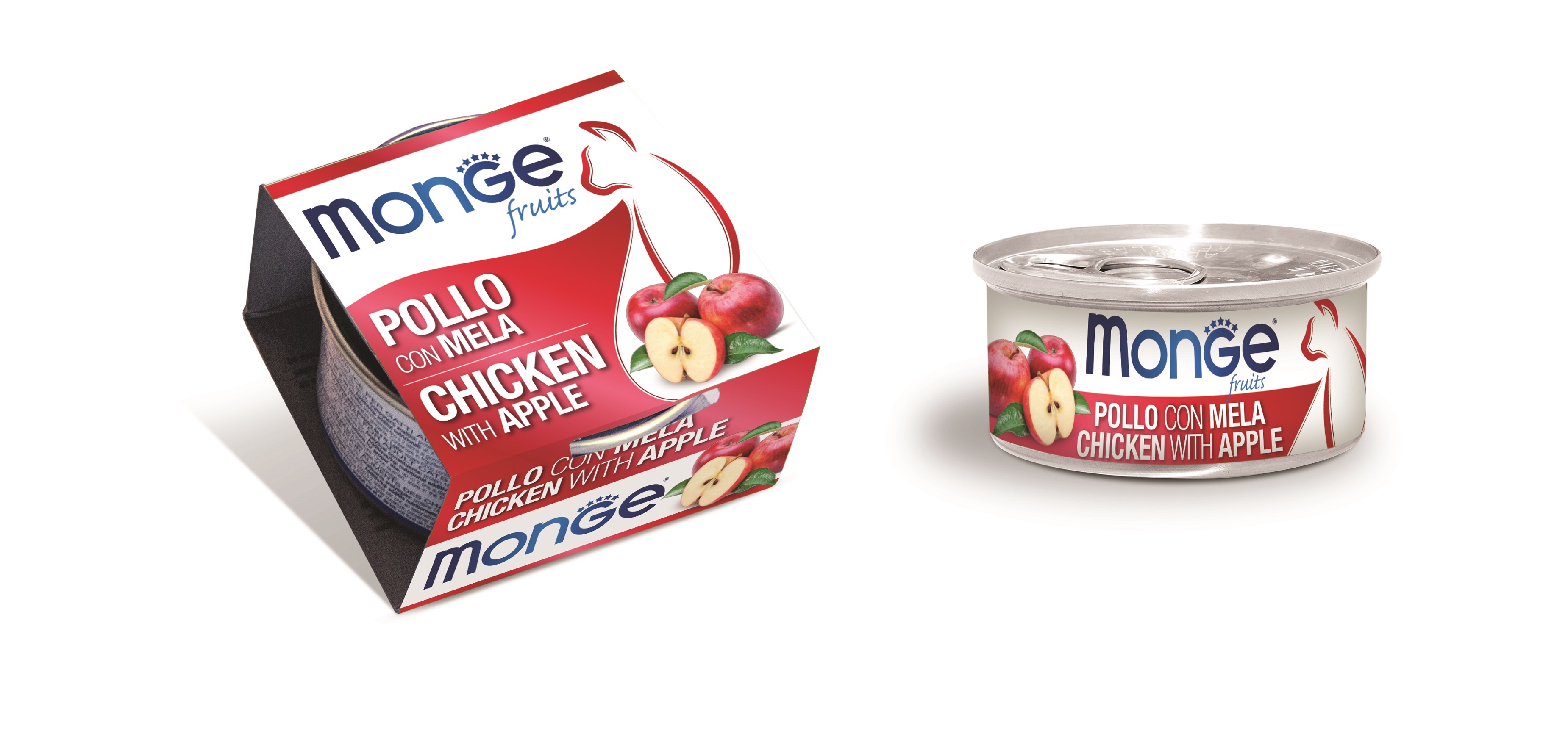 Monge Cat Fruits Adult - kuřecí a jablka 80 g