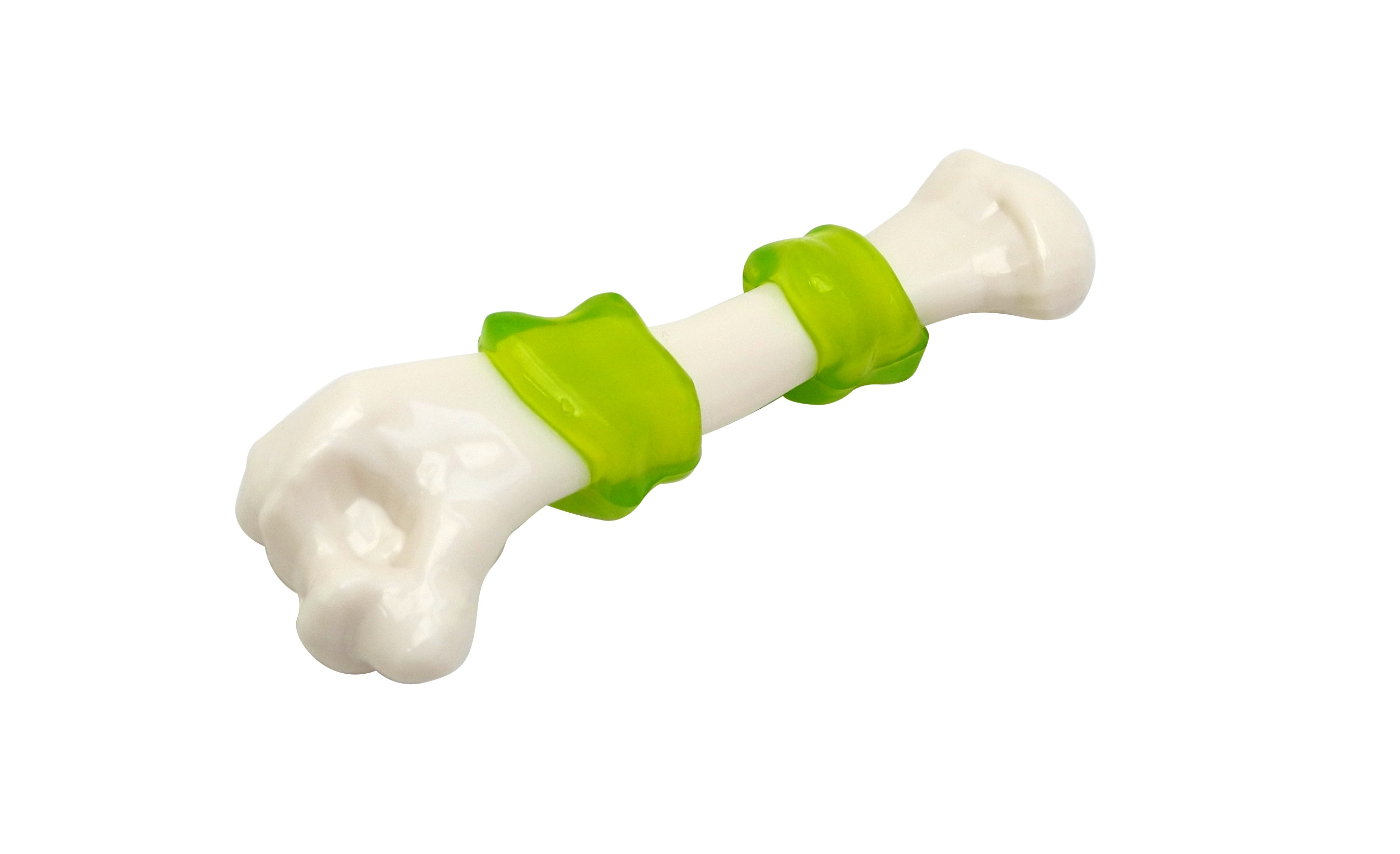 GimDog I Bone os de jucărie aromatizat - bacon 1 buc - 17,8 cm