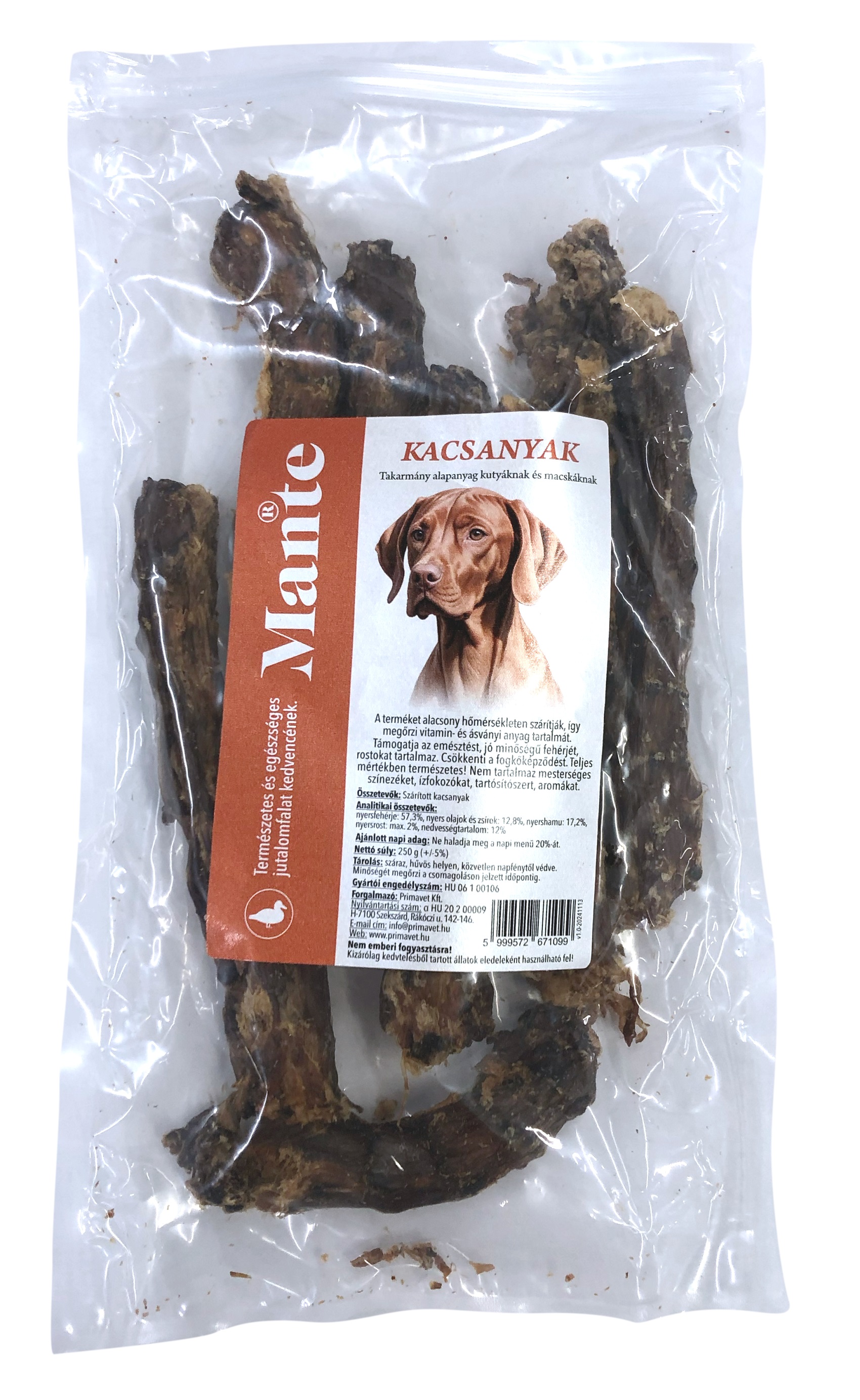 Mante kacsanyak 250 g