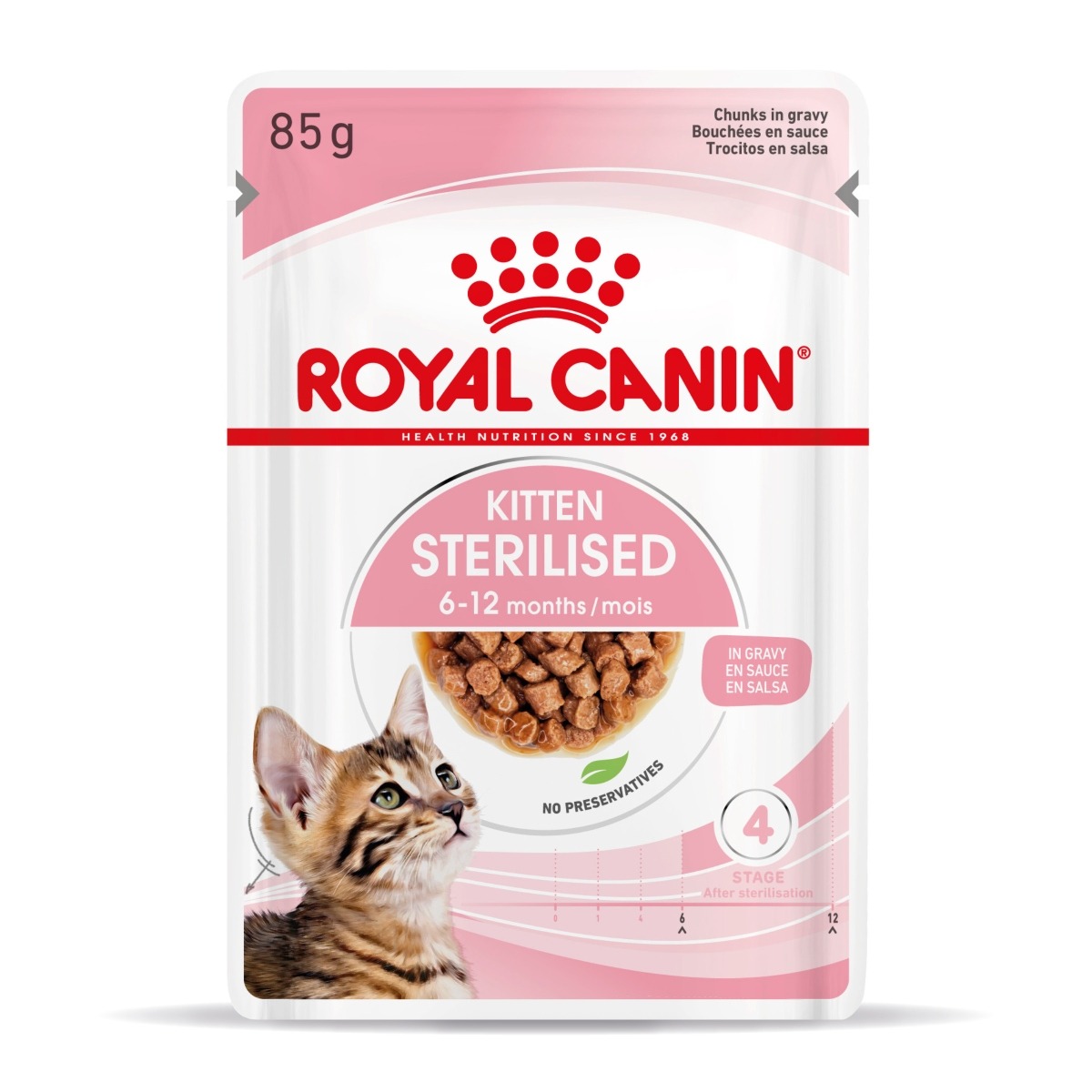 Royal Canin Kitten Sterilised - hrană umedă 12 x 85 g