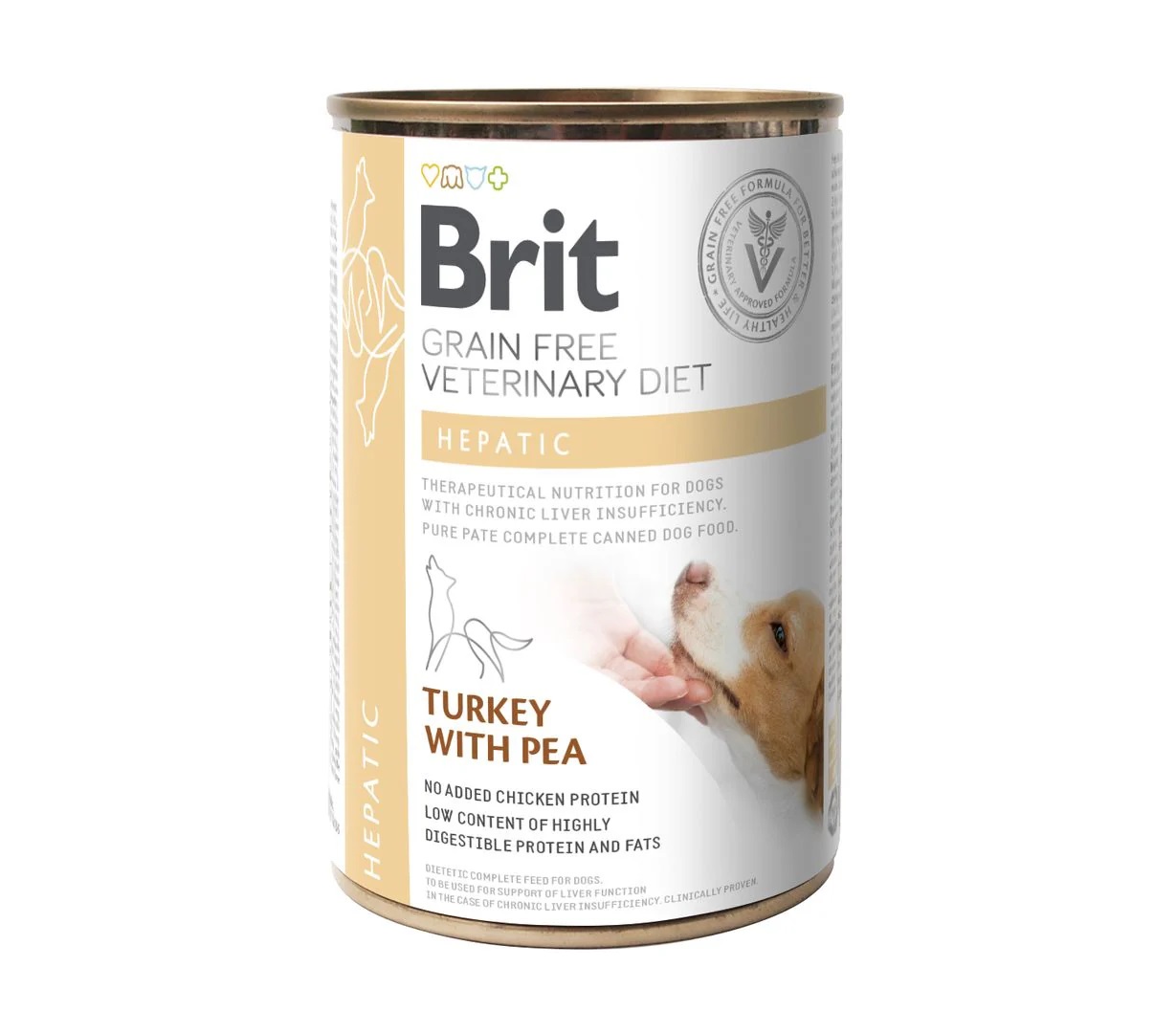Brit Veterinary Diet Hepatic konzerva pro psy 400 g