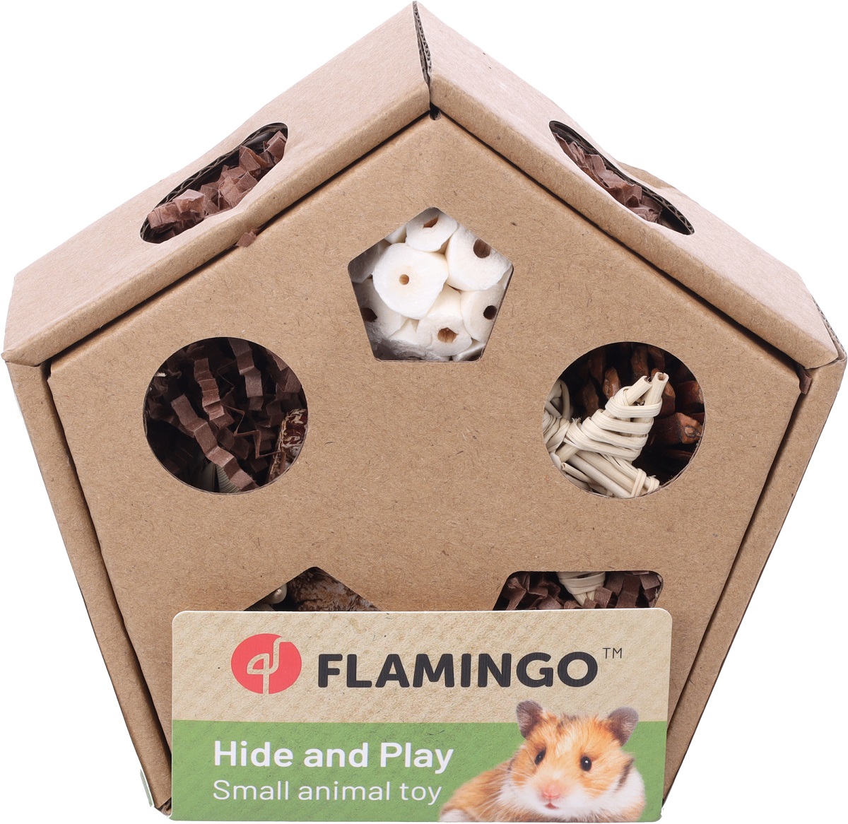 Flamingo Thumper hračka s pamlsky 1 ks