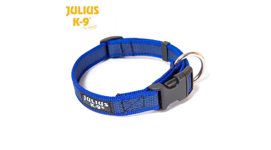 Julius-K9 Color & Gray Halsband - blau 27-42 cm / 20 mm (220CG-B)