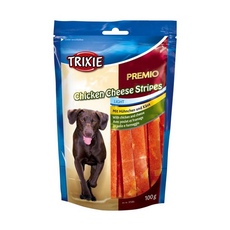 TRIXIE Premio Chicken Cheese Stripes Light 100 g (TRX31586)