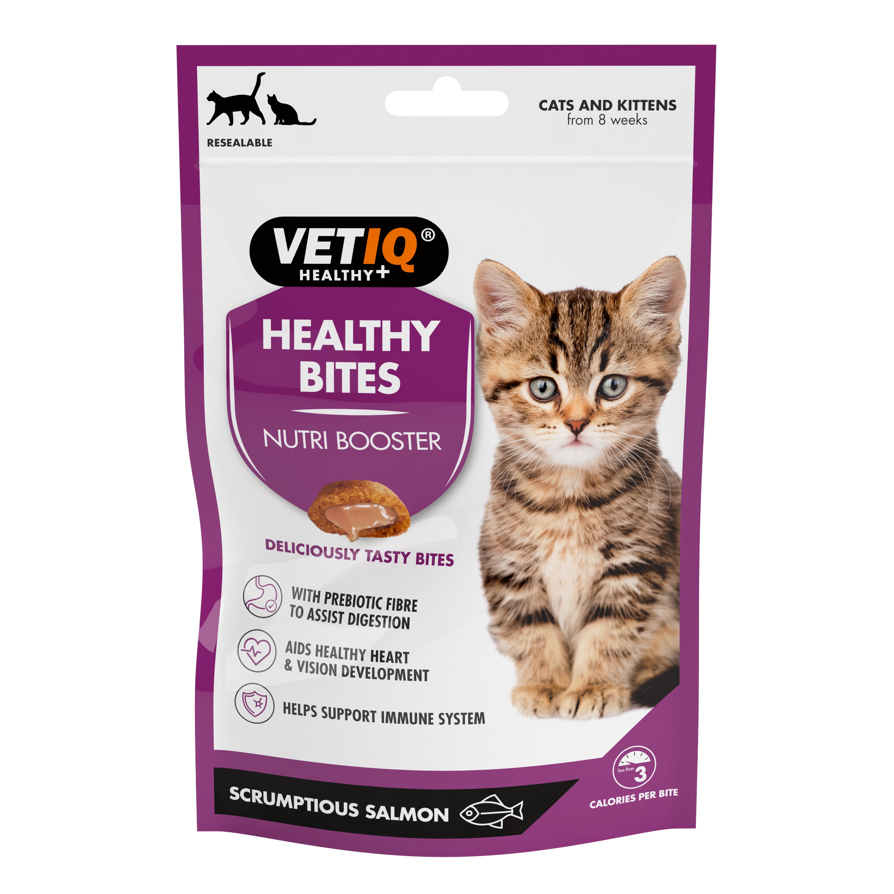 VetIQ Healthy Bites Nutri Booster Katzensnacks 65 g