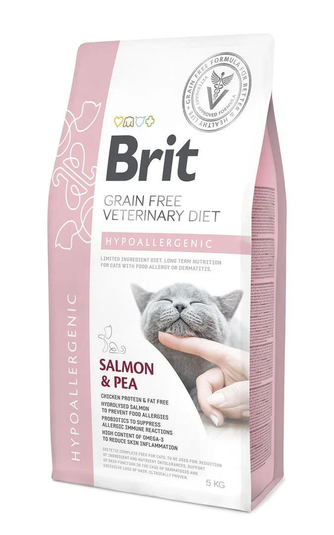 Brit Veterinary Diet Hypoallergenic suché krmivo pro kočky 0,4 kg