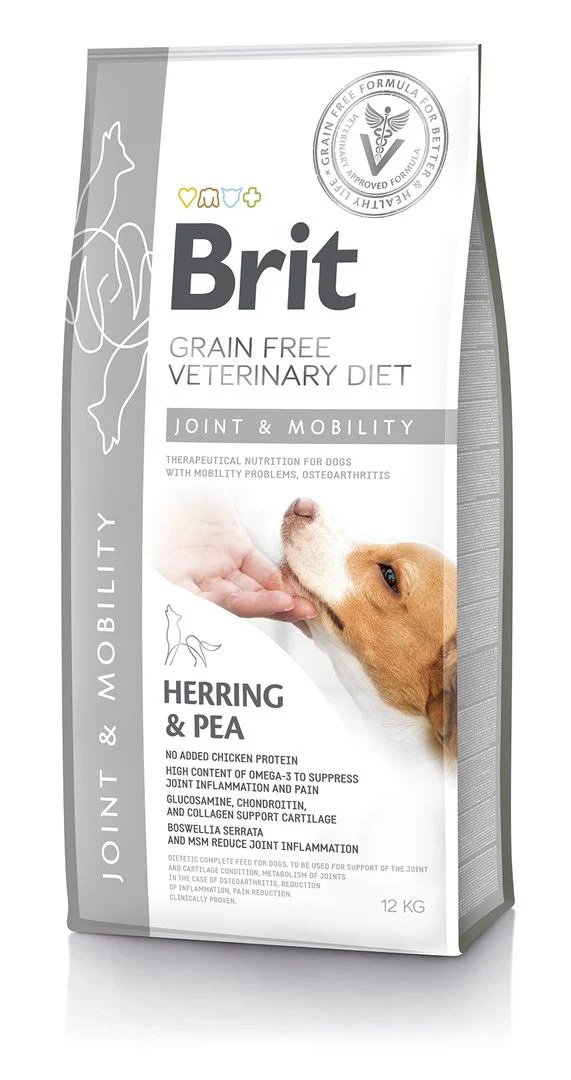 Brit Veterinary Diet Joint & Mobility suché krmivo pro psy 12 kg