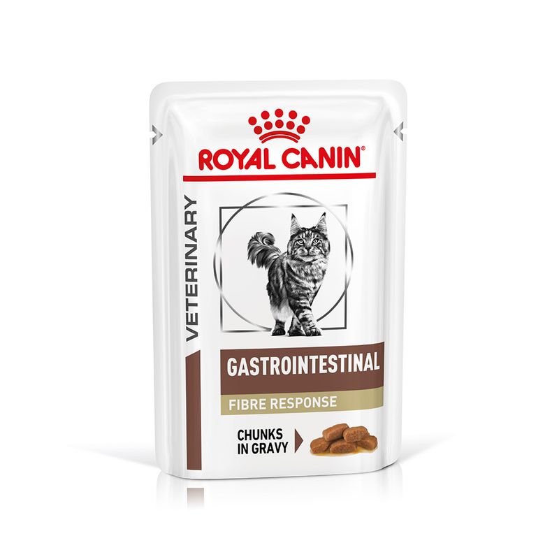 Royal Canin VHN Gastrointestinal Fibre Response dietní vlhké krmivo pro kočky 12 x 85 g
