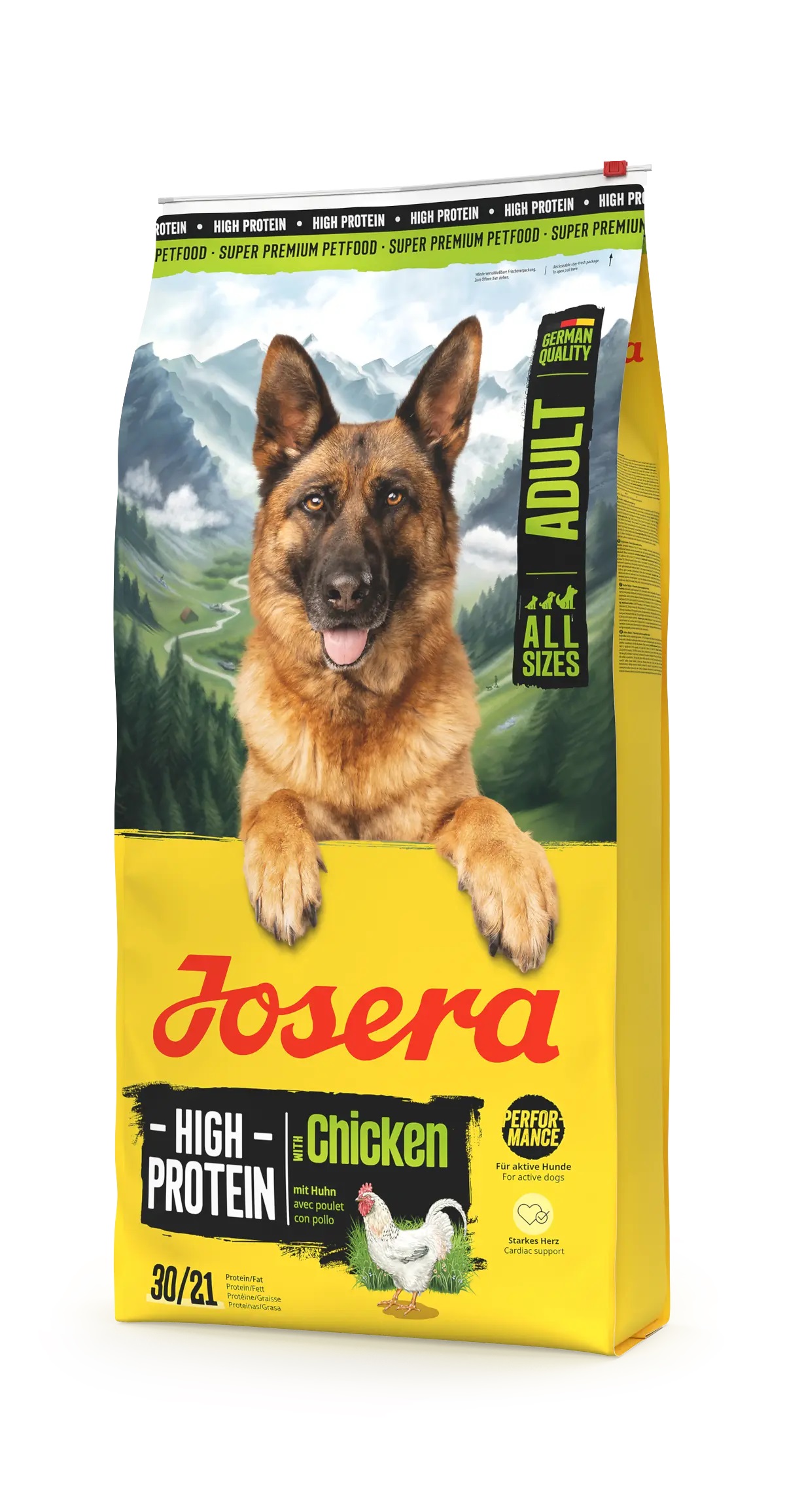 Josera High Protein Adult suché krmivo pro psy - kuřecí 12,5 kg