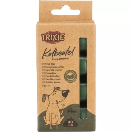 TRIXIE Hundekotbeutel (abbaubar) 4 Rollen (TRX23470)