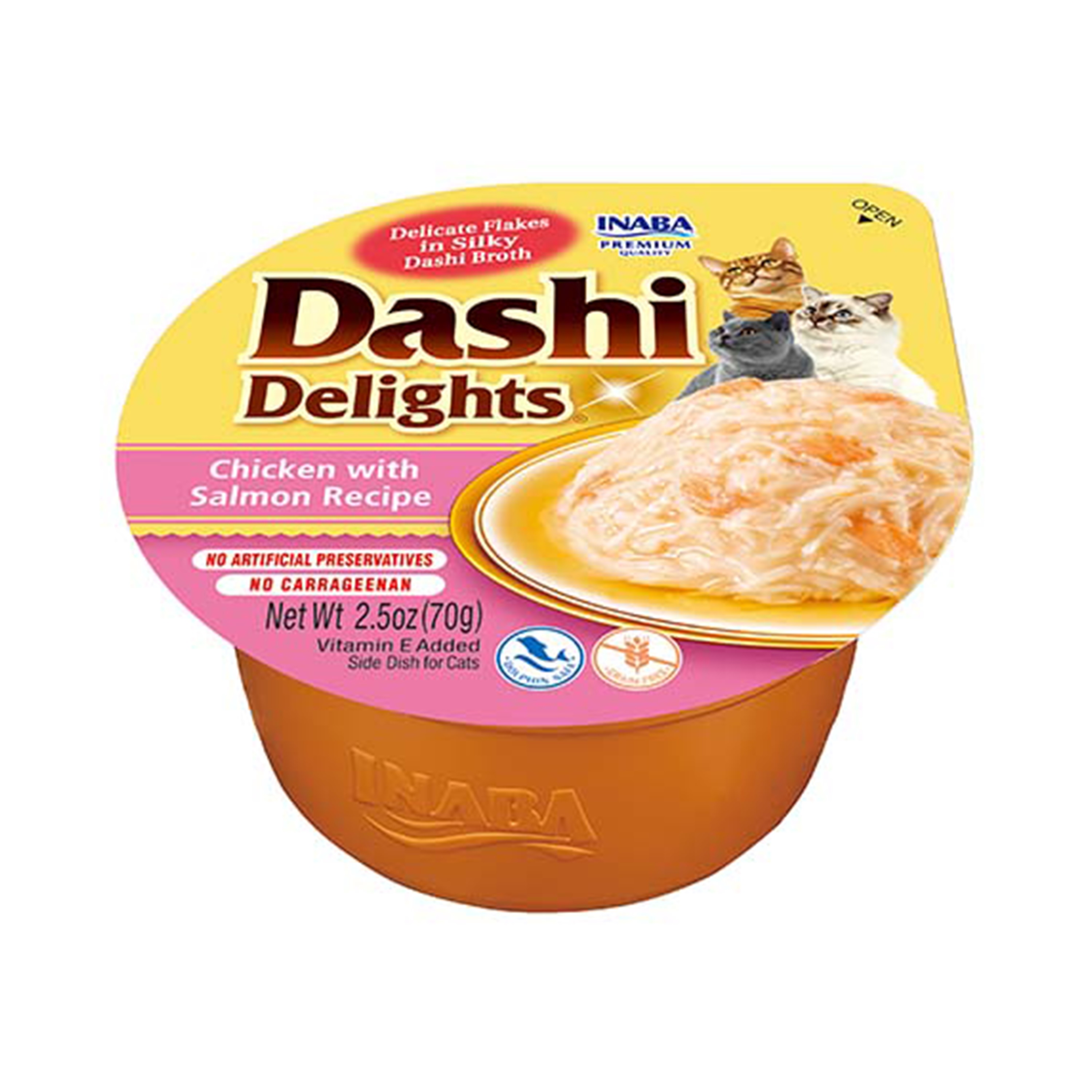 Inaba Cat Dashi Delights karma mokra dla kota - kurczak, łosoś 70 g