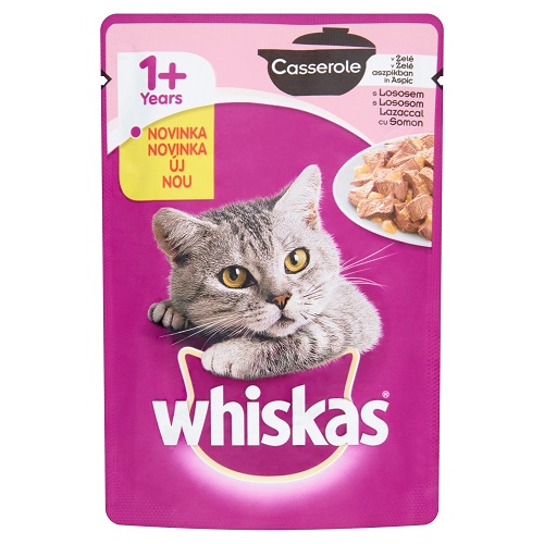 Whiskas 1+ Casserole s lososem 85 g