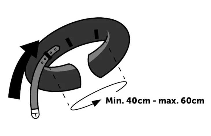 FLAMINGO Schutzkragen Gofi L: 40-60 cm