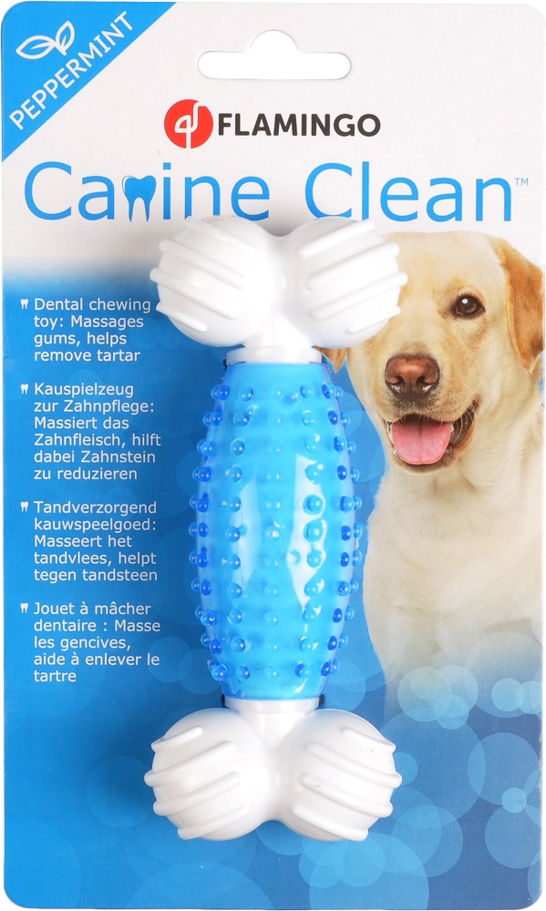 Flamingo Canine Clean Dental Care Knochen Spielzeug 1 Stück