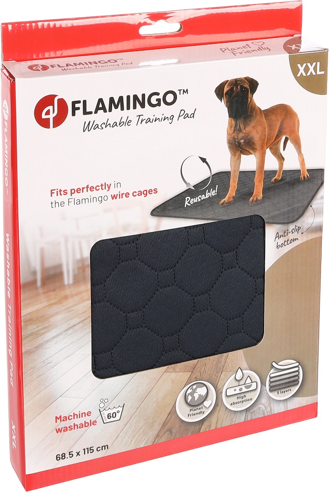 Flamingo Trainingsmatte Patsy Grau XXL