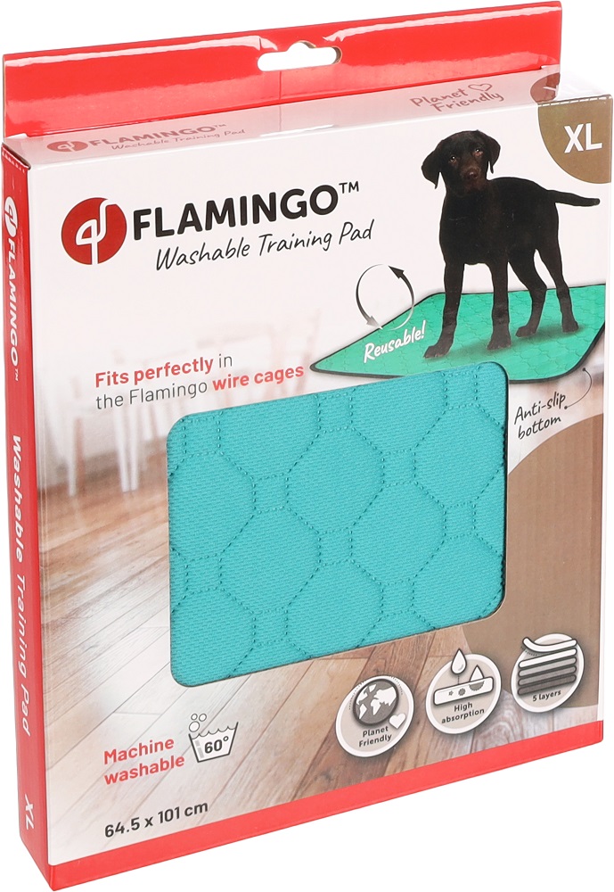 Flamingo Trainingsmatte Patsy Grün XL