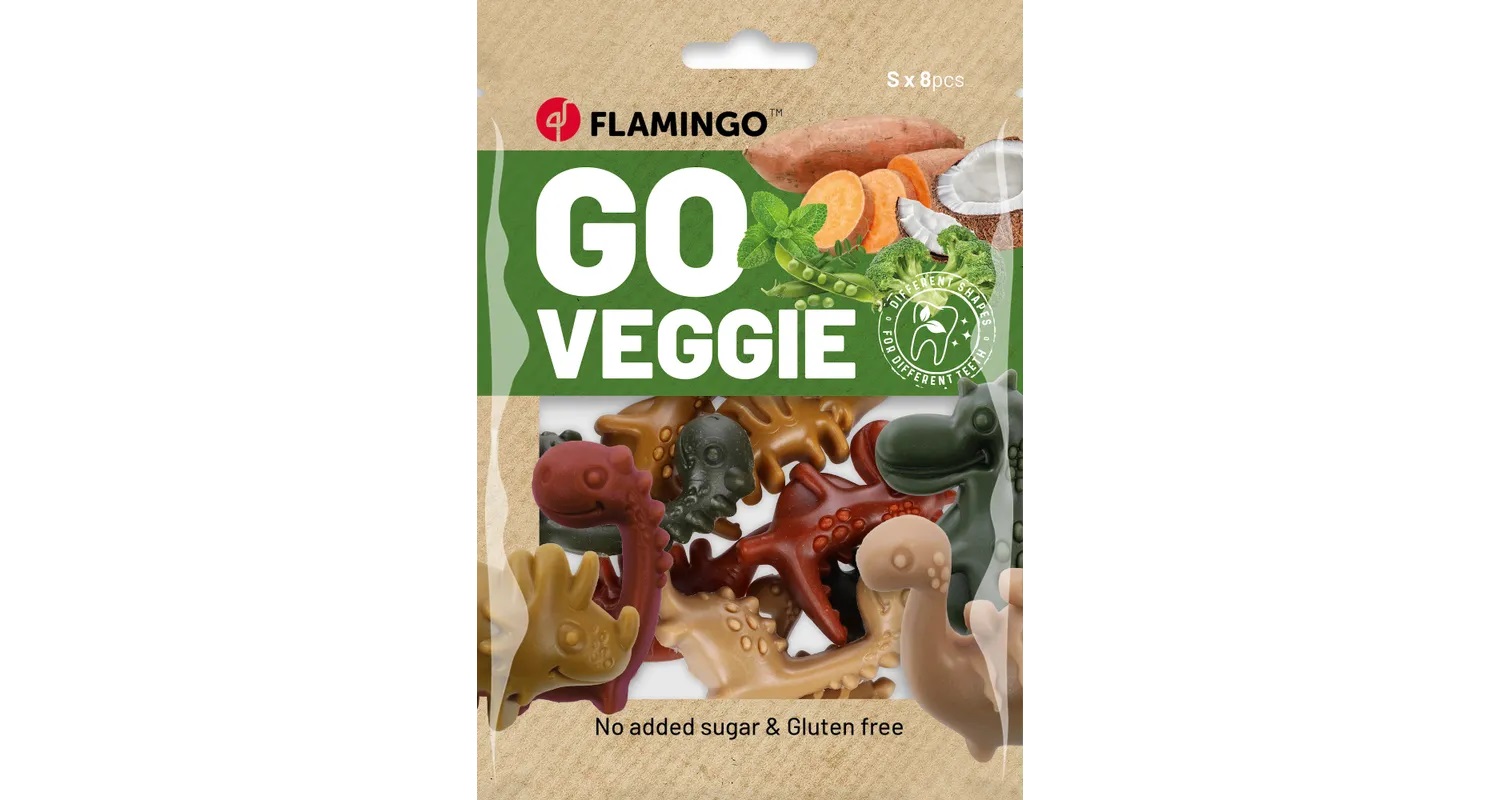 Flamingo Veggie Dino Mix L (120 g - 2 buc.)