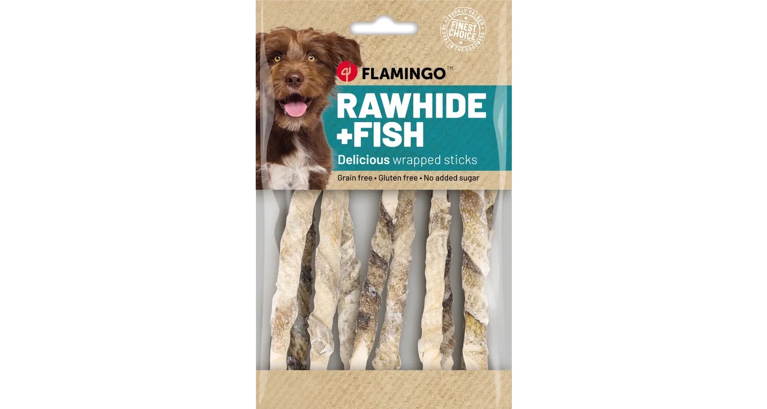 Flamingo Snacks R'Hide Stick mit Fischhaut 85 g