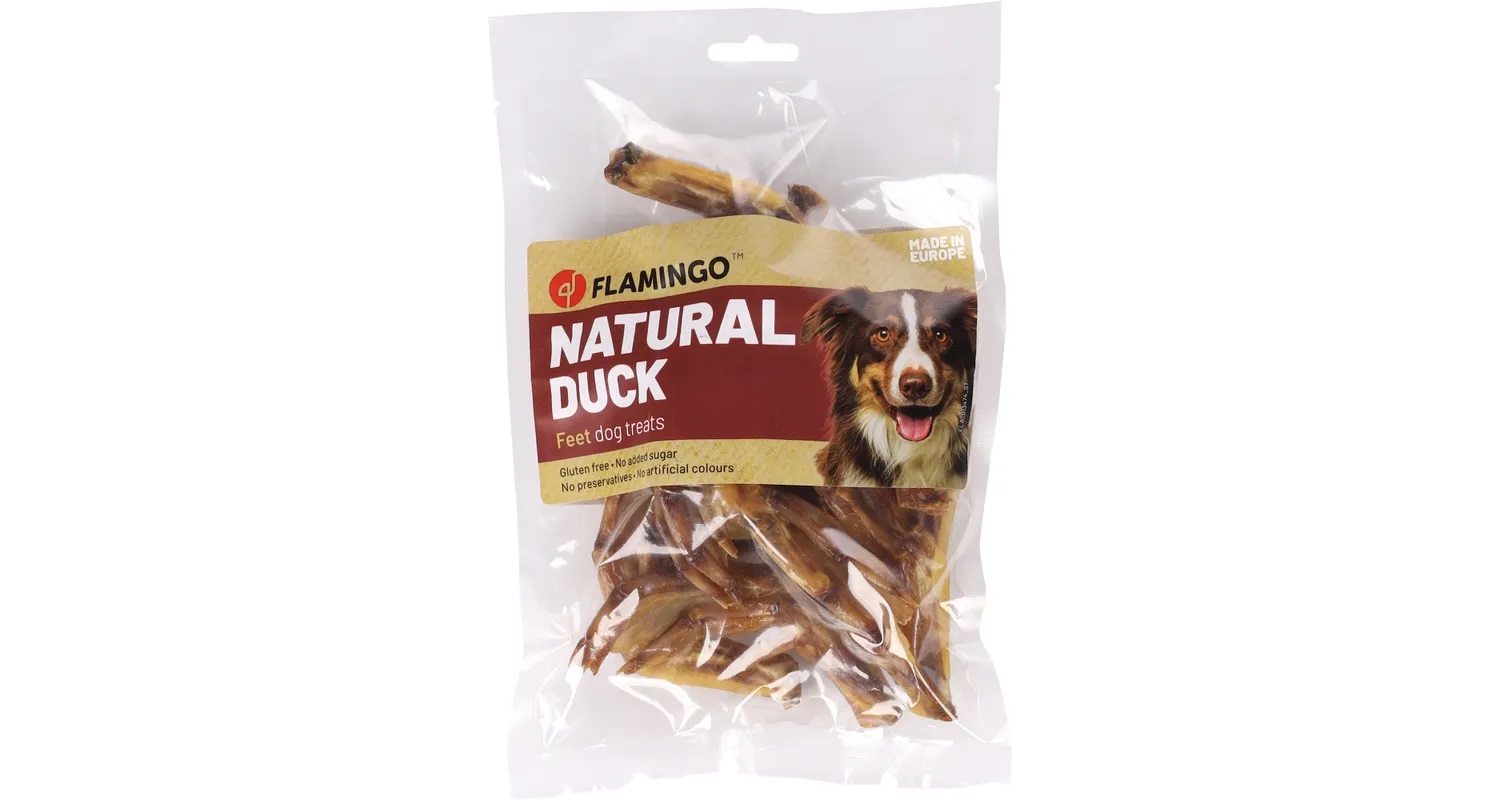 Flamingo Snack Nature - Duck feet 200 g