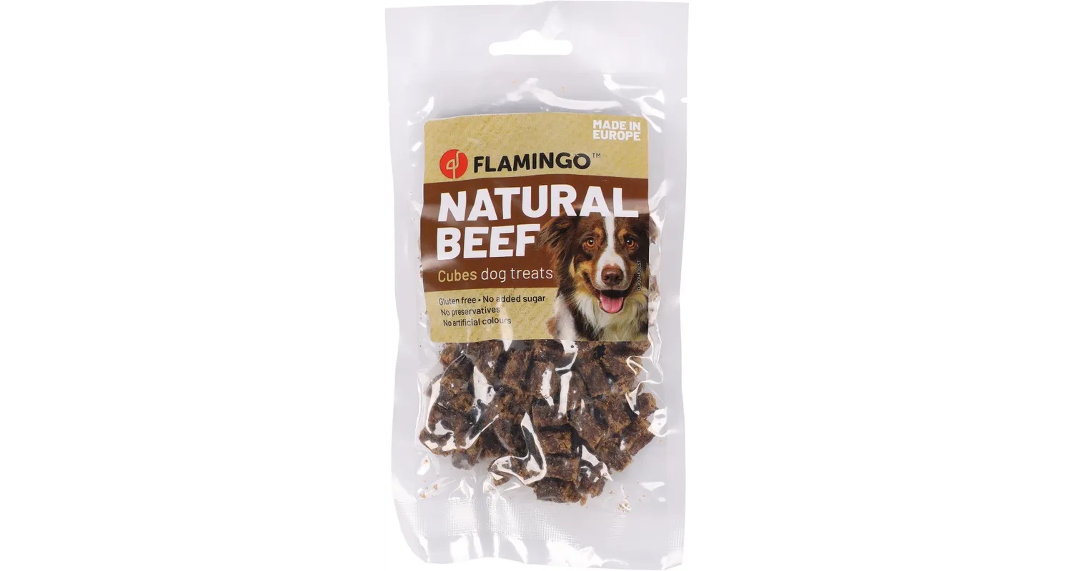 Flamingo Nature Snack - cubulețe vită 80 g