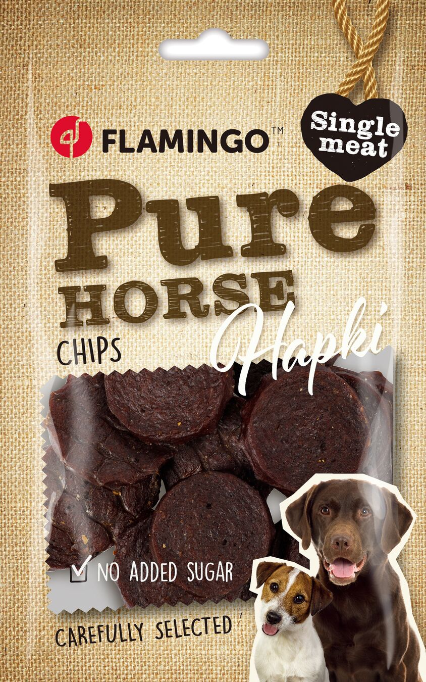 Flamingo Hapki Pure Chips - lóhús chips 85 g