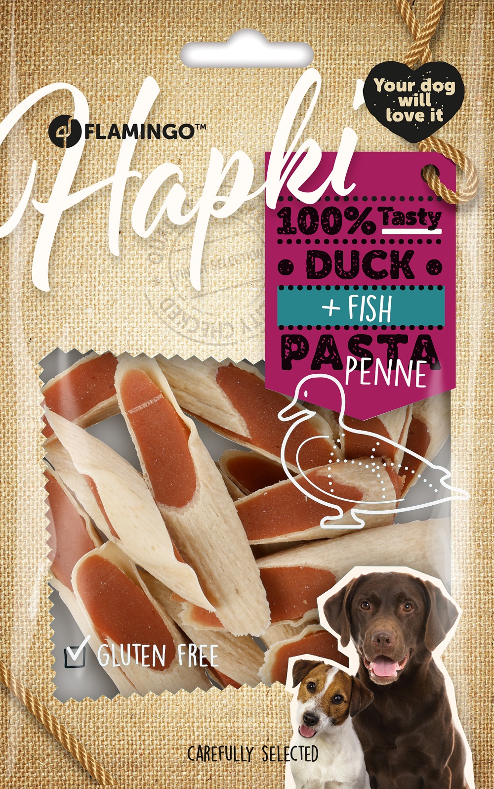 Flamingo Hapki Penne - kacsa, hal 85 g