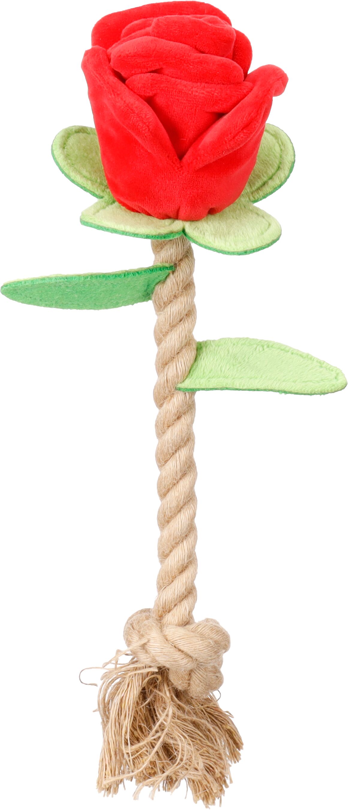 Flamingo Rozie plyšová růže s provazem 1 ks