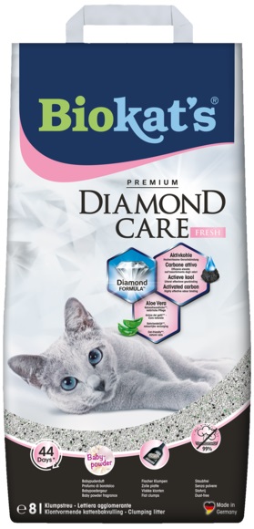 Biokat's Diamond Care Fresh Katzenstreu 2 x 8 l