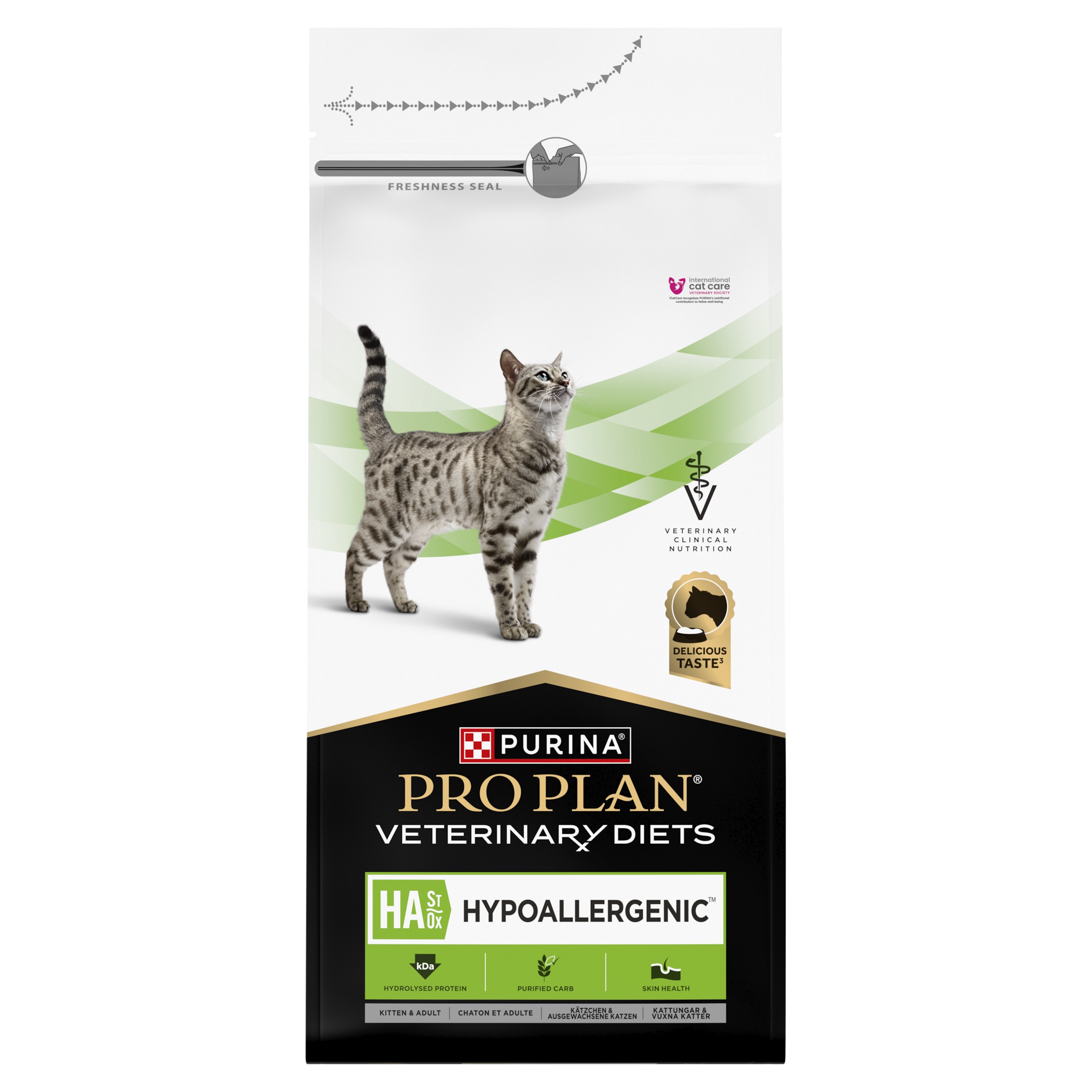 Purina Pro Plan Veterinary Diets Feline HA Hypoallergen suché krmivo pro kočky 1,3 kg
