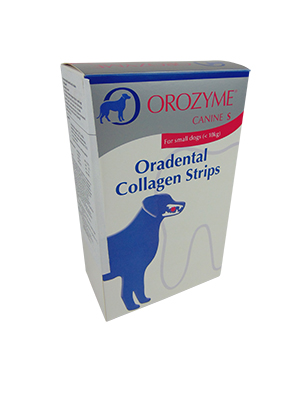 OROZYME Enzymhaltige Kau-Streifen zur Zahn- und Maulhygiene bei Hunden S - 224 g - (unter 10 kg)