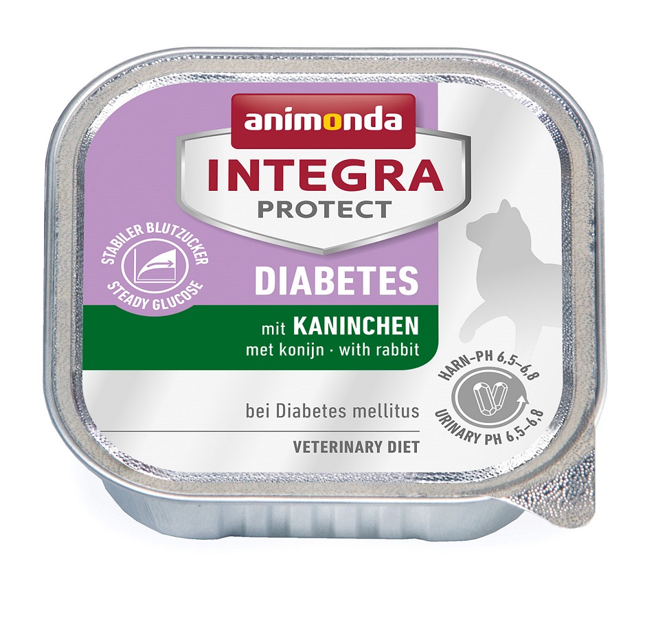 Animonda Cat Integra Protect Diabetes Nassfutter mit Kaninchen 100 g (86689)