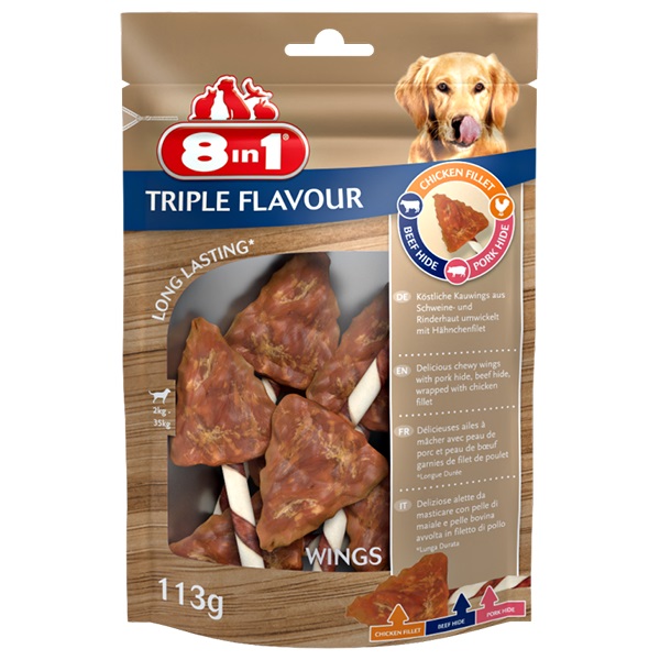 8 in 1 Triple Flavour Wings 113 g