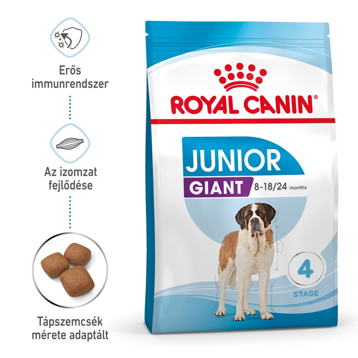 Royal Canin Giant Junior - óriás testű kölyök kutya száraz táp 15 kg
