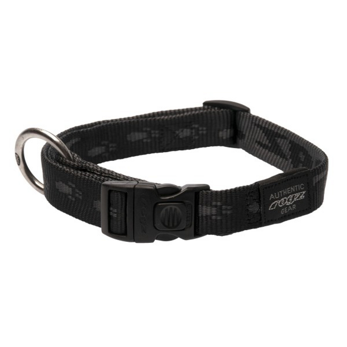 ROGZ Alpinist Classic Halsband - Schwarz XXL (HB29-A) 40 mm breit / 50-80 cm verstellbar