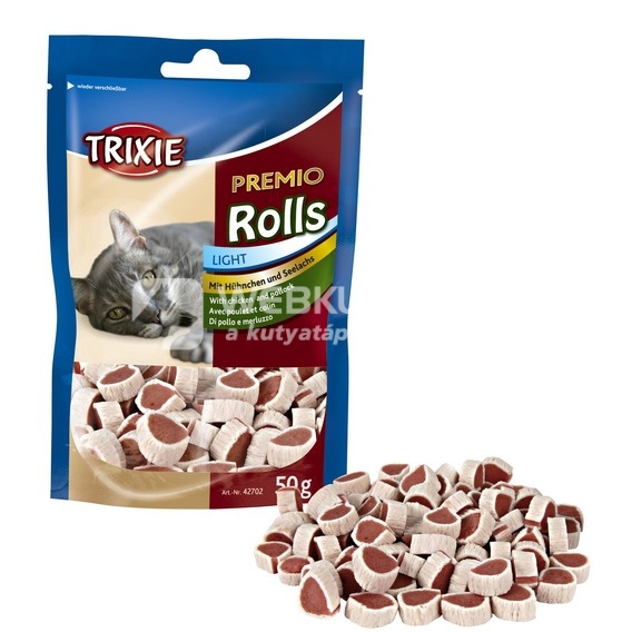 TRIXIE Premio Rolls Light mit Hühnchen & Seelachs 50 g (TRX42702)